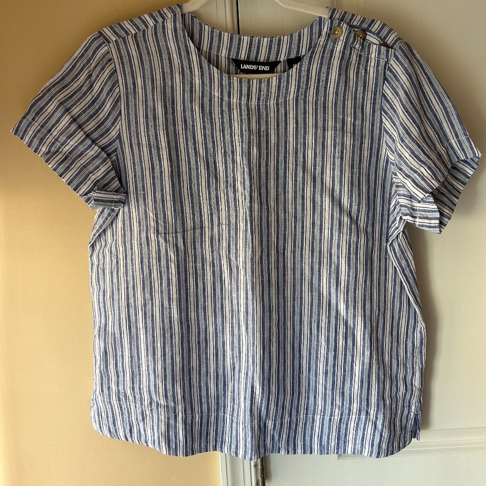 Lands End Linen Top